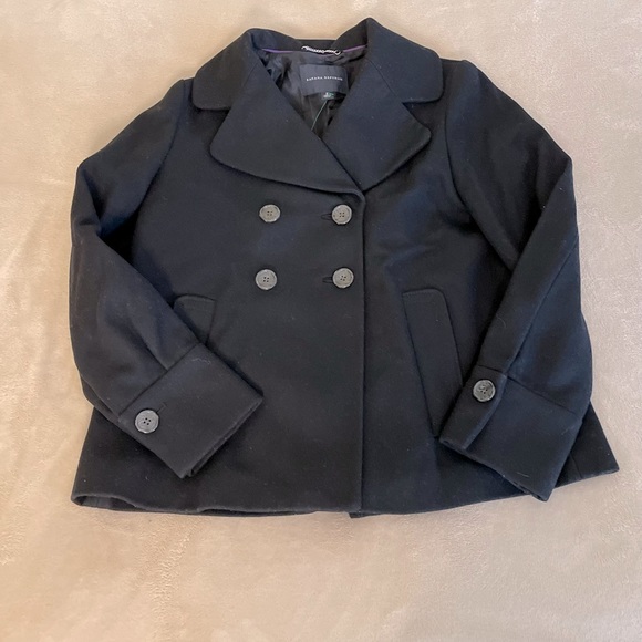 Banana Republic Wool Button-Up Peacoat - Size S - Picture 5 of 10